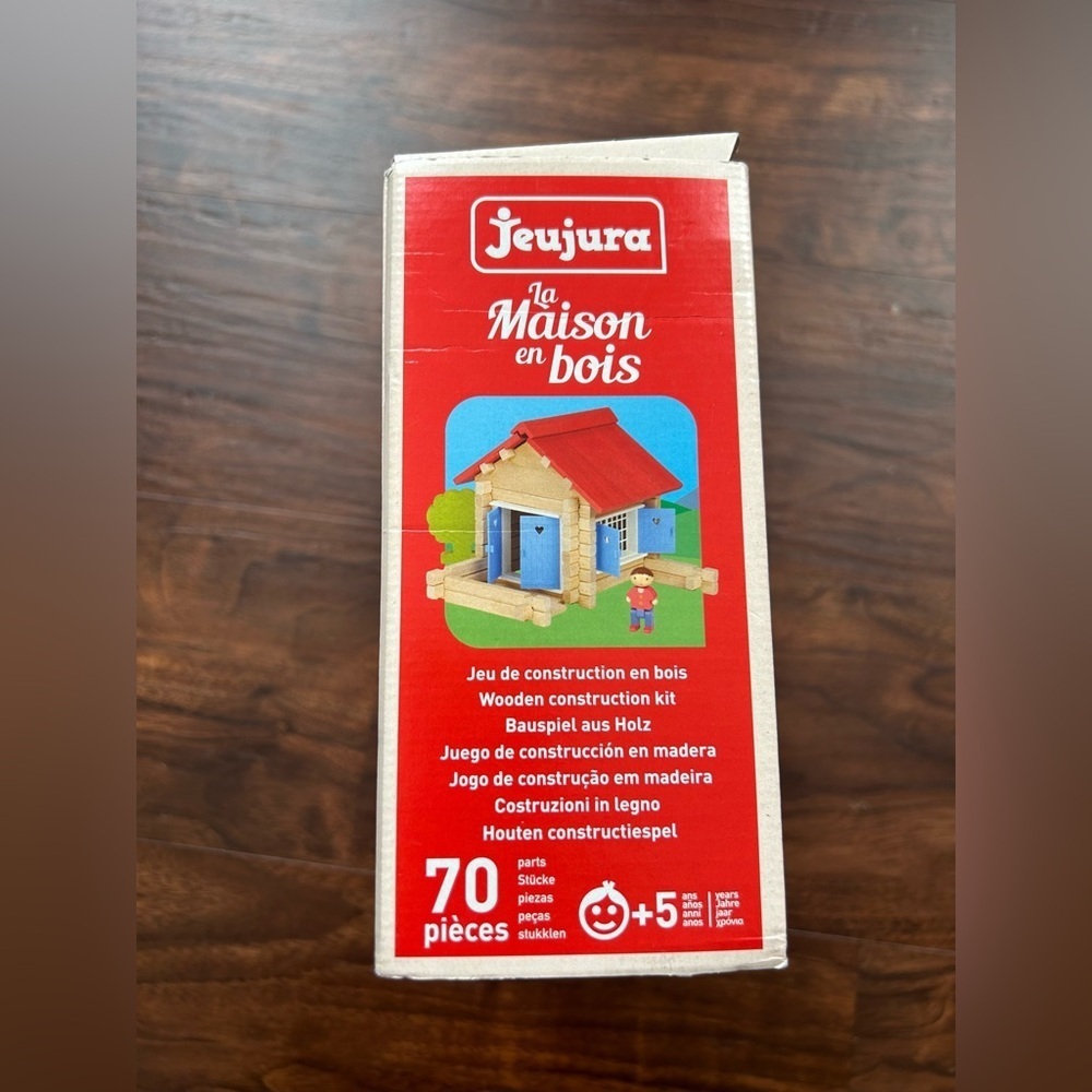 Jeujura J8031 69 Pieces The Wooden House Made In France - Picture 16 of 16